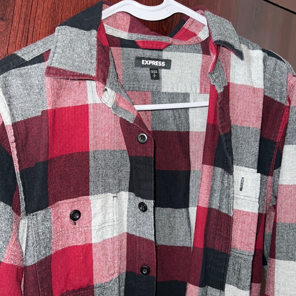 vintage flannel button up